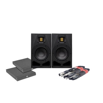 ADAM Audio A7V + ISO Pads + Leads