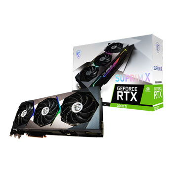 MSI NVIDIA GeForce RTX 3090 Ti 24GB SUPRIM X Ampere Graphics Card