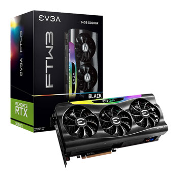 EVGA NVIDIA GeForce RTX 3090 Ti 24GB FTW3 BLACK GAMING Ampere Graphics Card : image 1