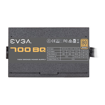 EVGA 700 Watt BQ Semi Modular 80+ Bronze ATX Open Box PSU/Power Supply : image 3