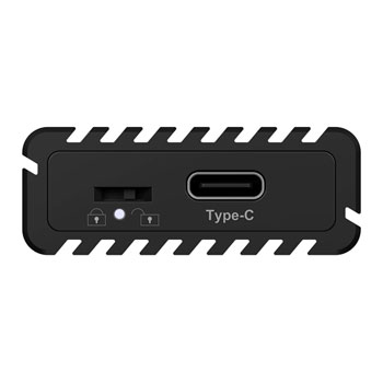 ICY BOX M.2 NVMe/SATA SSD USB-C External Enclosure Black : image 3