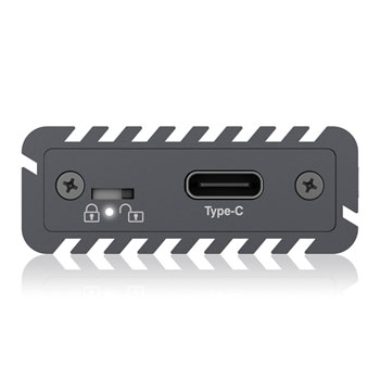 ICY BOX M.2 NVMe SSD USB-C External Enclosure Grey : image 2