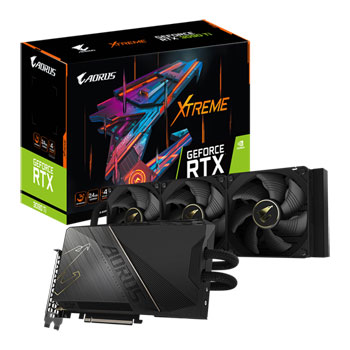Gigabyte AORUS NVIDIA GeForce RTX 3090 Ti 24GB XTREME WATERFORCE Ampere Graphics Card : image 1