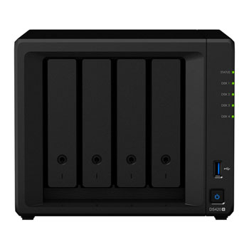 Synology DS420+ 4 Bay NAS + 2x 2TB Seagate IronWolf HDDs : image 2