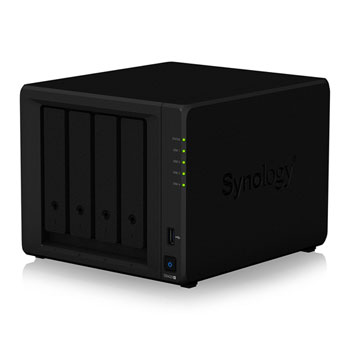 Synology DS420+ 4 Bay NAS + 2x 4TB Seagate IronWolf HDDs