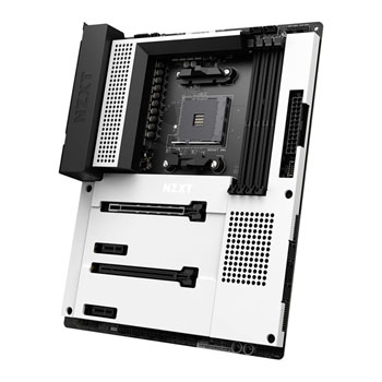 NZXT AMD B550 N7 Matte White Open Box ATX Motherboard : image 1