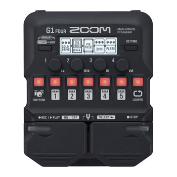 (Open Box) Zoom G1 FOUR Multi Effects Pedal : image 2