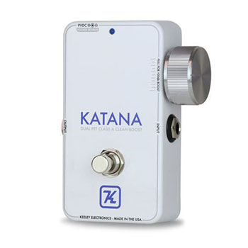 (Open Box) Keeley Electronics - Katana Clean Boost - Throwback White