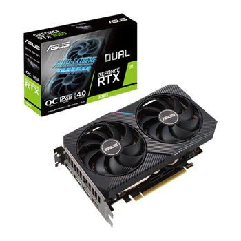 ASUS NVIDIA GeForce RTX 3060 12GB DUAL OC Ampere Refurbished Graphics Card : image 1