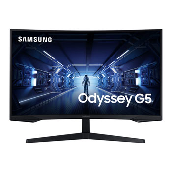 Samsung 27" Odyssey G5 144Hz WQHD FreeSync Premium Curved Gaming Monitor : image 2