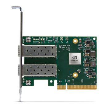 Nvidia 2 Port ConnectX-6 Lx EN 25GbE SFP28 Network Adapter Card : image 1