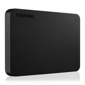 Toshiba Canvio Basics 4TB External Portable Hard Drive/HDD - Matte Black : image 1