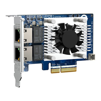 QNAP QXG-10G2T Dual-Port 10GbE Network Expansion Card