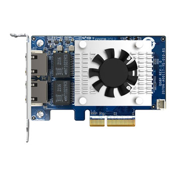 QNAP QXG-10G2T Dual-Port 10GbE Network Expansion Card : image 2