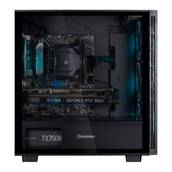 Gaming PC with NVIDIA Ampere GeForce RTX 3080 and AMD Ryzen 7 5700X : image 2