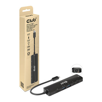 Club3D USB Gen1 Type-C 6-in-1 Hub : image 1