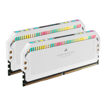 Corsair DOMINATOR Platinum RGB White 32GB 6200MHz DDR5 Memory Kit : image 1
