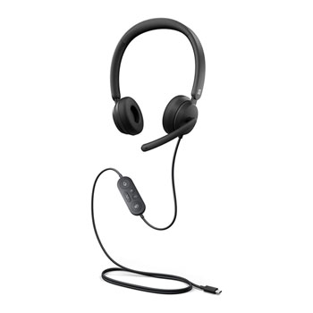 Microsoft Modern USB-C Wired Commercial Black Headset : image 1