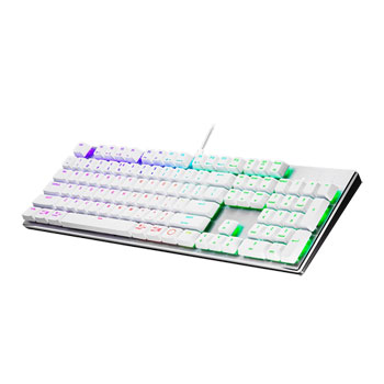 Cooler Master SK652 Wired Red Switch Silver White UK Mechanical Gaming Keyboard : image 3