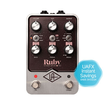 Universal Audio - Ruby '63 Top Boost Amplifier Pedal : image 1