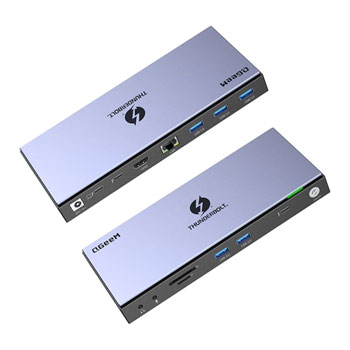 QGeem Thunderbolt 4 Multiport 14 in 1 Docking Station 8K with 100W PD
