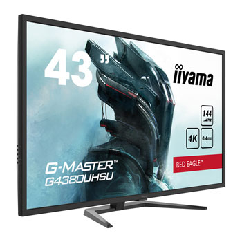iiyama G-Master 43" G4380UHSU-B1 QHD 144Hz FreeSync Gaming Monitor : image 2