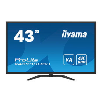 iiyama Prolite X4373UHSU-B1 43" 4K 60Hz UHD Monitor : image 1