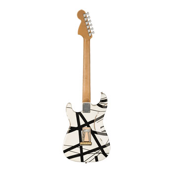 EVH Striped Series '78 Eruption, Maple Fingerboard, White with Black Stripes Relic : image 3