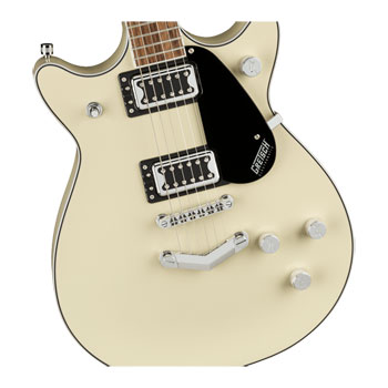 Gretsch G5222 Electromatic Double Jet BT with V-Stoptail, Laurel Fingerboard, Vintage White : image 2