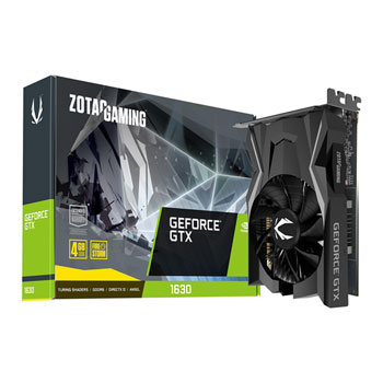 ZOTAC NVIDIA GeForce GTX 1630 GAMING 4GB Turing Graphics Card