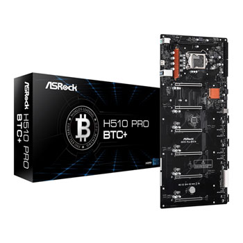 ASRock H510 Pro BTC+ Mining Motherboard Intel Socket 1200 with 6 x PCIe : image 1