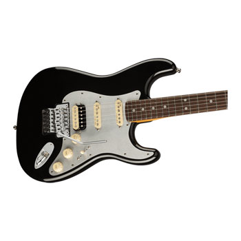 Fender American Ultra Luxe Strat Floyd Rose HSS Mystic Black : image 2