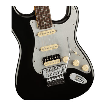 Fender American Ultra Luxe Strat Floyd Rose HSS Mystic Black : image 3