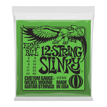 Ernie Ball 12 String Slinky Set 8-40 Electric Guitar Strings