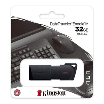 Kingston 32GB USB3.2 DataTraveler Exodia M Pen Drive : image 3