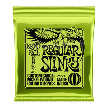 Ernie Ball Regular Slinky 10-46 Gauge Electric Guitar Strings (12 packs) : image 2