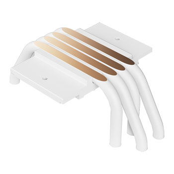 NZXT T120 White Intel/AMD CPU Cooler with 120mm Fan : image 4