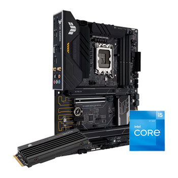 ASUS TUF GAMING B660-PLUS WIFI D4 with Core i5 12400 and Corsair
