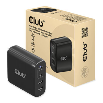 Club 3D 100W GaN Technology Travel Charger