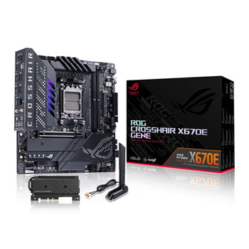 ASUS AMD Ryzen ROG CROSSHAIR X670E GENE AM5 PCIe 5.0 mATX