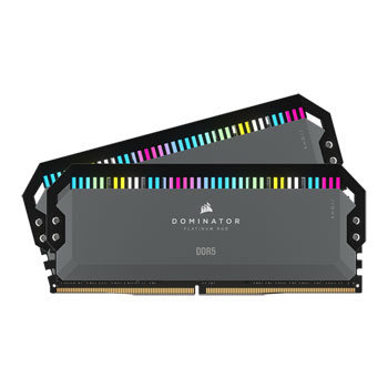 Corsair DOMINATOR Platinum RGB Grey 64GB 5200MHz AMD Ryzen Tuned DDR5 Memory Kit : image 2
