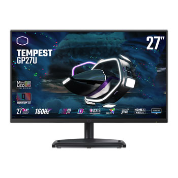 Cooler Master Tempest GP27U 27" 4K Ultra HD IPS 160Hz Mini-LED HDR Gaming Monitor