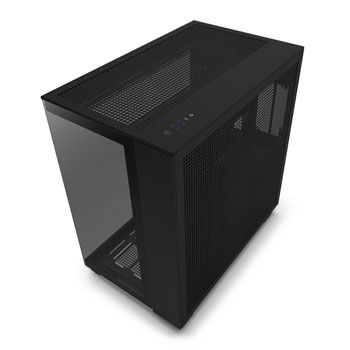 NZXT H9 Flow Black Mid Tower Tempered Glass PC Gaming Case : image 3