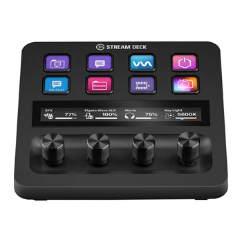 Elgato Stream Deck + 8 Key Customisable LCD Content Creation Controller : image 2