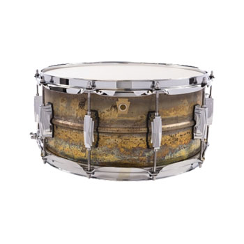 Ludwig LB464R 14x65 Raw Brass Phonic Snare Drum