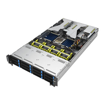 ASUS RS520A-E12 AMD EPYC 9004 Series SP5 2U 12 Bay OCP Barebone Server (1600W PSU) : image 2