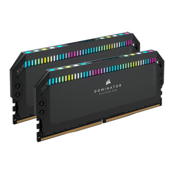 Corsair DOMINATOR Platinum RGB Black 64GB 6000MHz DDR5 Memory Kit