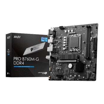MSI Intel PRO B760M-G DDR4 Micro-ATX Motherboard