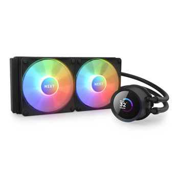 NZXT Kraken 240 RGB Black All In One 240mm Intel/AMD CPU Water Cooler (2023 Edition) : image 1
