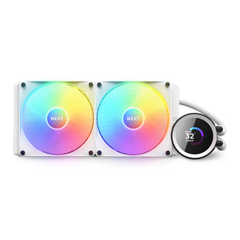 NZXT Kraken 280 RGB White All In One 280mm Intel/AMD CPU Water Cooler (2023 Edition) : image 2
